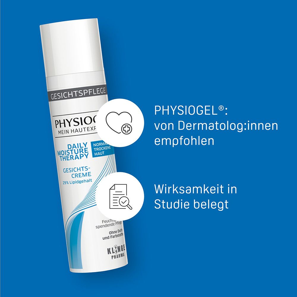 PHYSIOGEL Daily Moisture Therapy crème. Recommandé par les dermatologues. Efficacité prouvée.