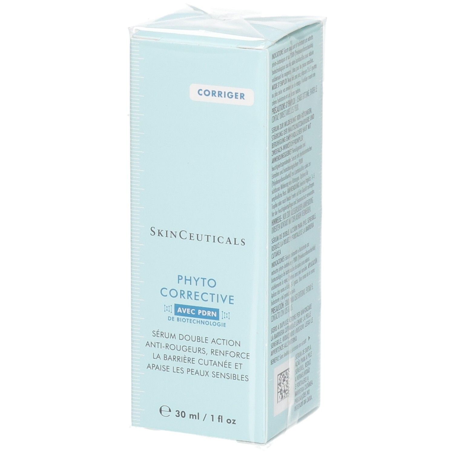 Skinceuticals Phyto Corrective Sérum Karton, 30ml. Doppelte Wirkung gegen Rötungen.