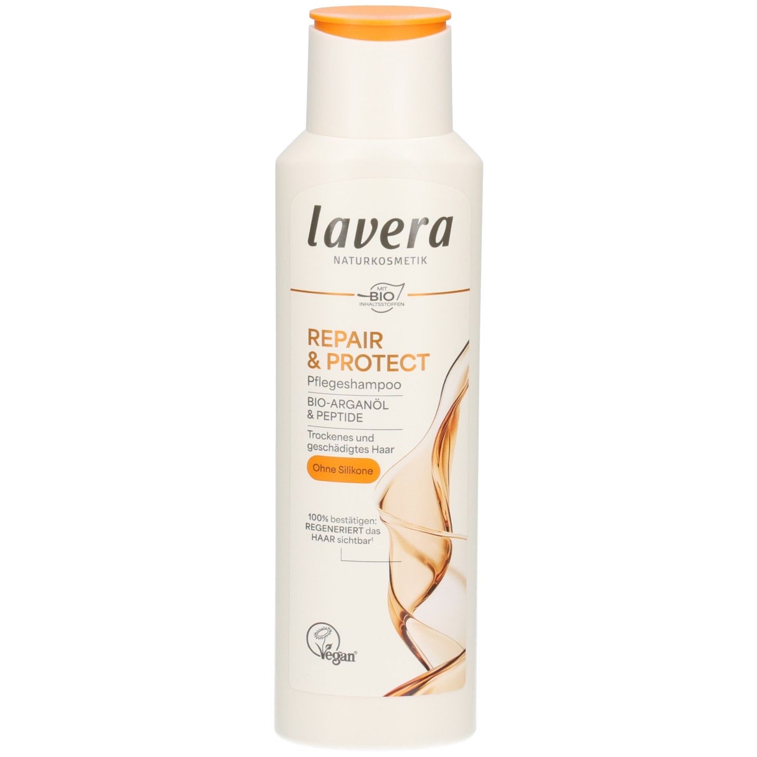 Lavera Repair & Protect Pflege-Shampoo mit Bio-Arganöl & Peptid für trockenes, geschädigtes Haar. Ohne Silikone. Vegan.