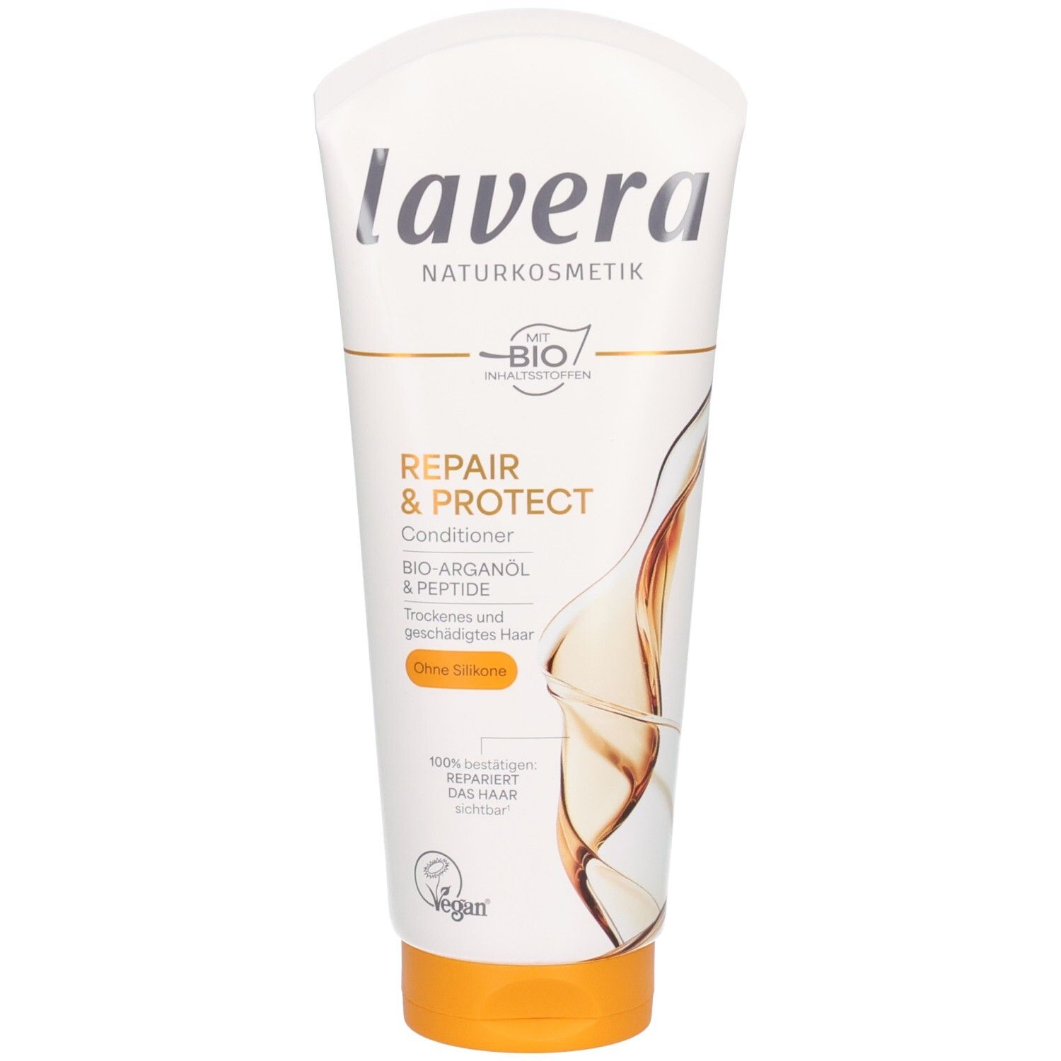 Lavera Repair & Protect Conditioner mit Bio-Arganöl und Peptid für trockenes und geschädigtes Haar. Ohne Silikone.