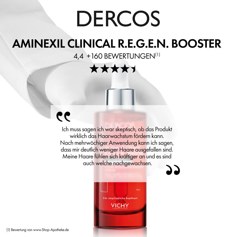 Sérum Vichy Dercos Aminexil Clinical R.E.G.E.N. Booster avec avis clients.