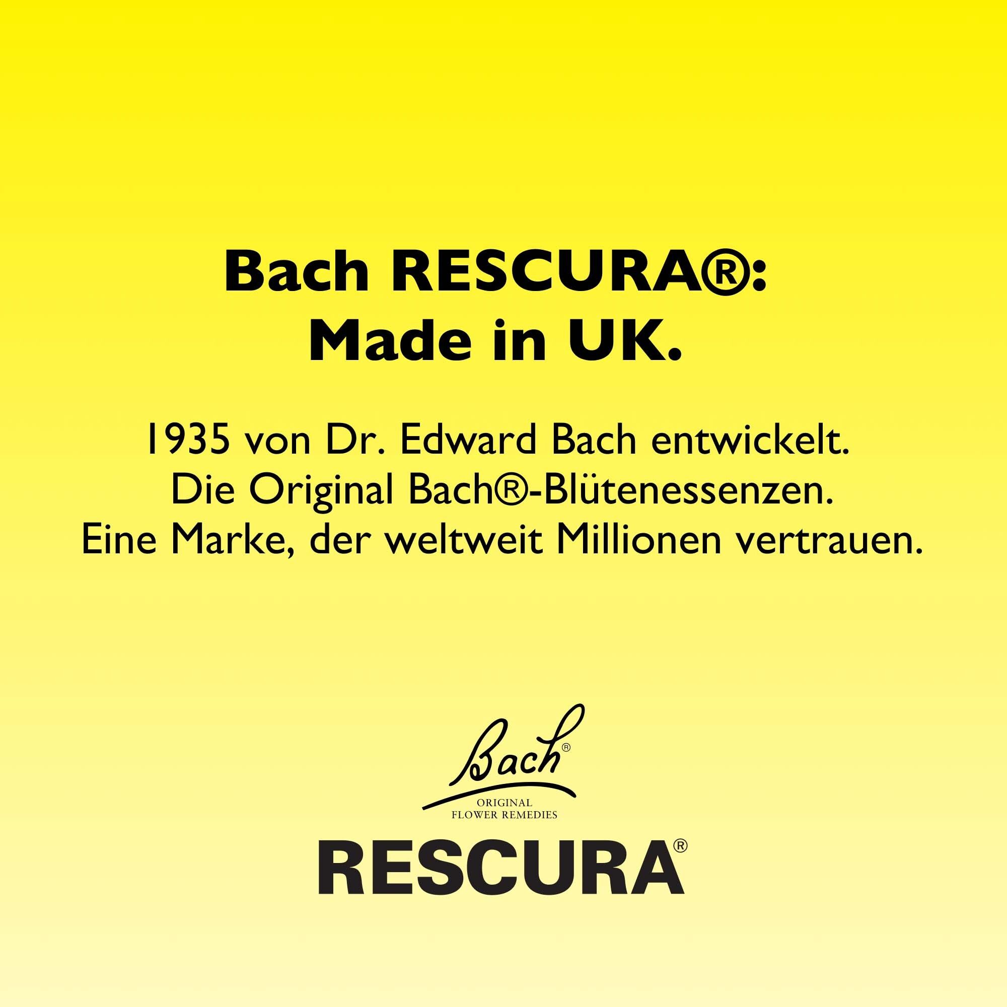 Zertifizierung Nr. 1 im Bach-Blütenmarkt für Original RESCURA®.