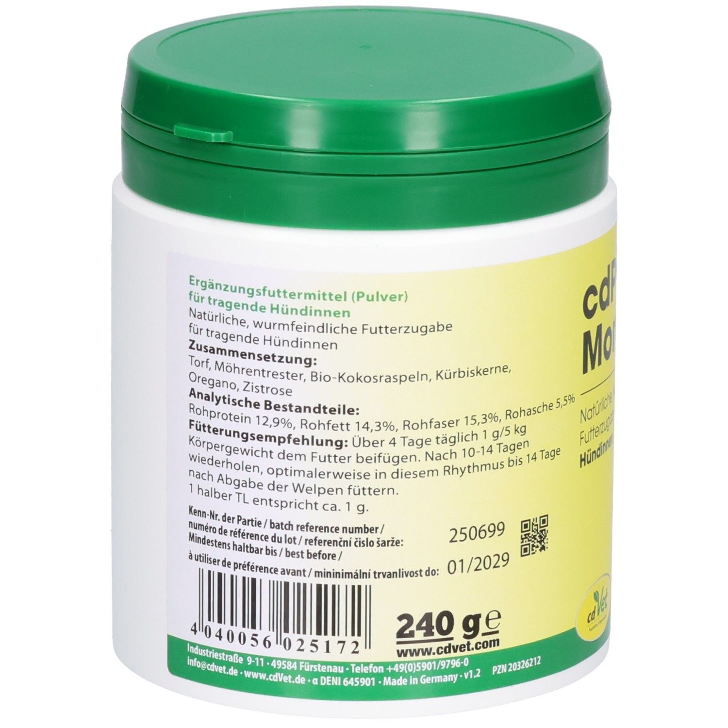 ACANA Ranchlands Rezept Hundefutter-Beutel mit Bild von Fleisch und Gemüse.