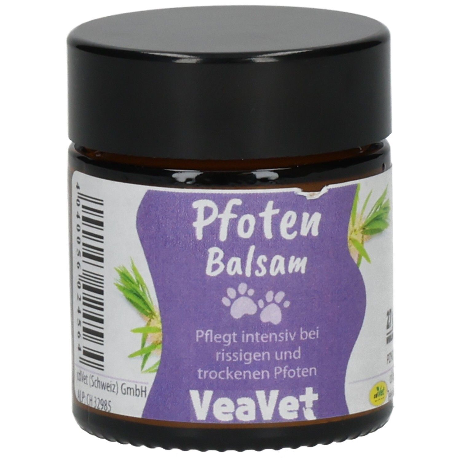 CdVet Pfoten Balsam mit Aufdruck 'Pflegt intensiv bei rissigen und trockenen Pfoten'.