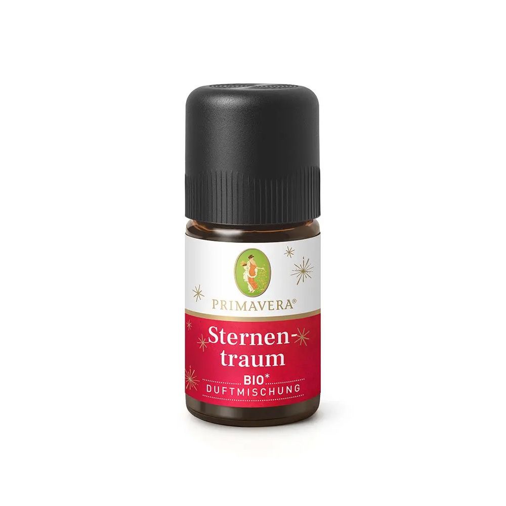 Primavera Sternen-traum BIO Duftmischung in kleiner Flasche.