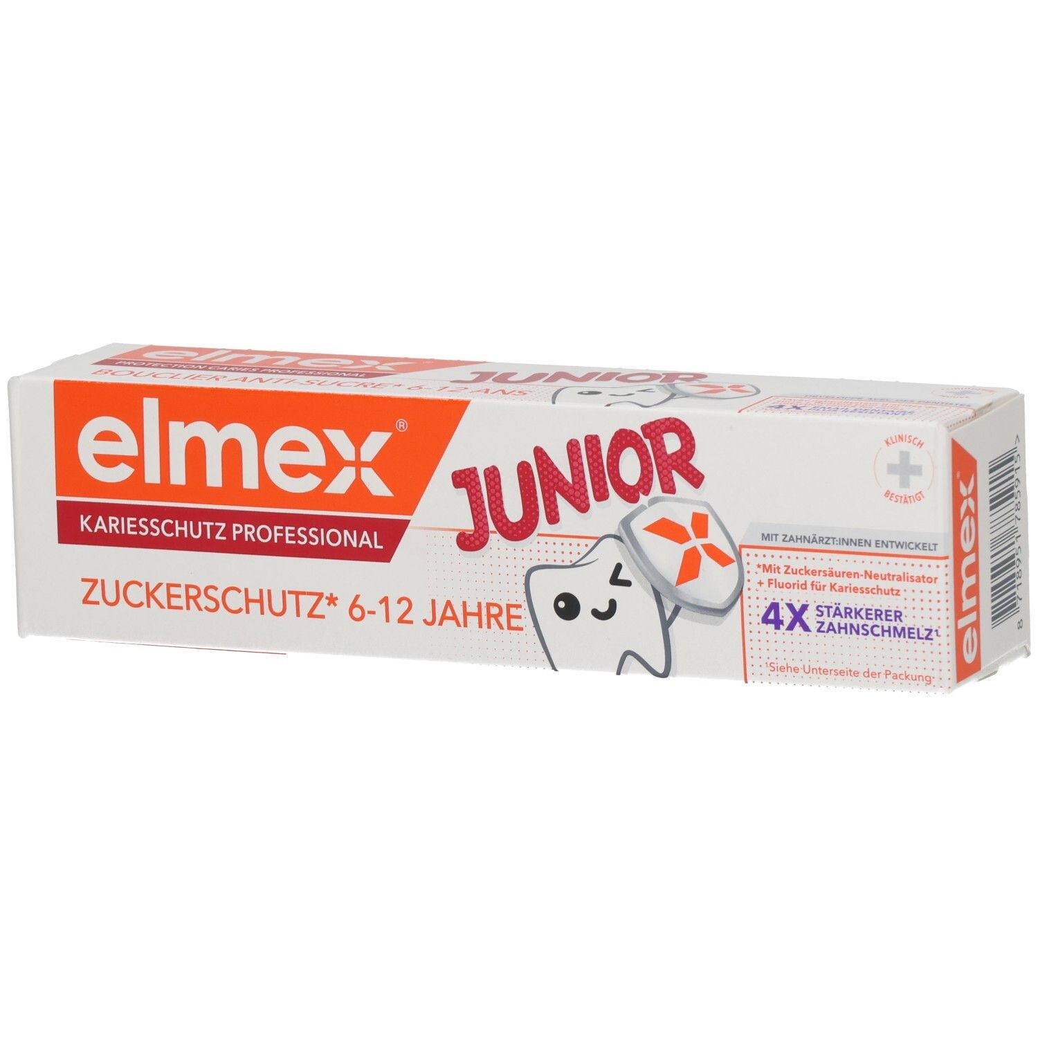 Elmex Kariesschutz Professional Junior Zahnpasta 6-12 Jahre, 75ml.