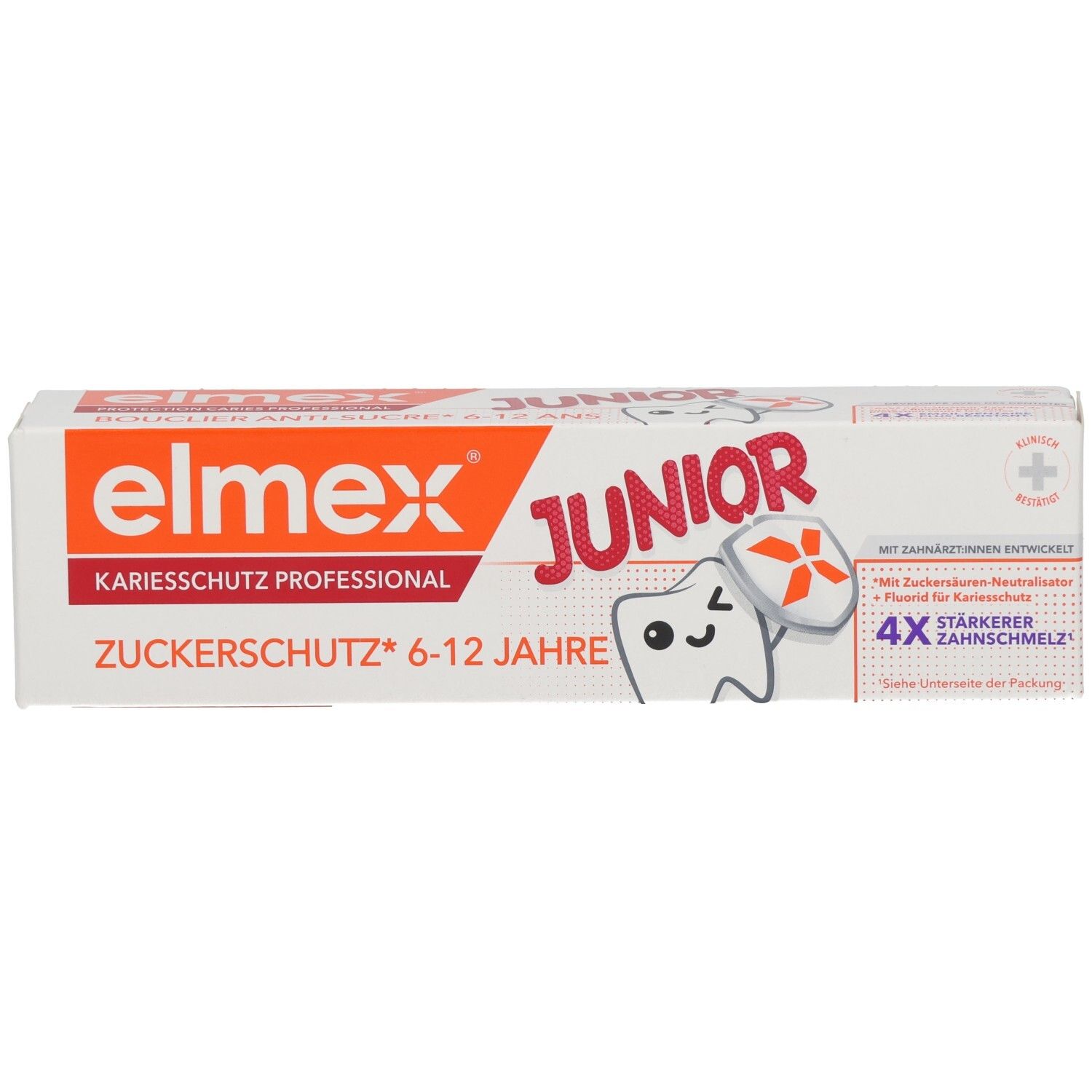 Elmex Kariesschutz Professional Junior Zahnpasta 6-12 Jahre, 75ml.
