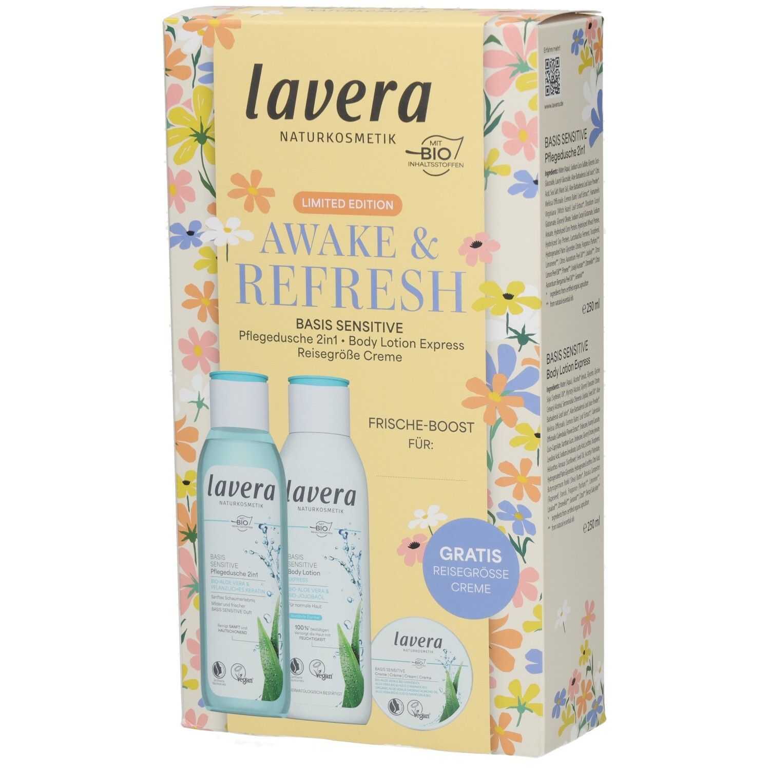 Lavera Geschenkset Awake & Refresh mit Duschgel und Bodylotion.