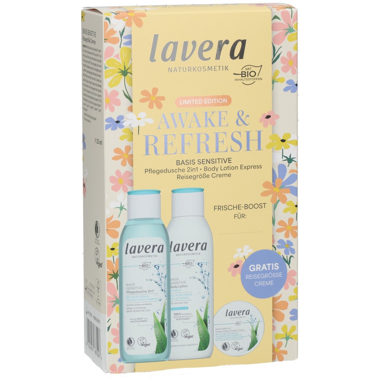 Lavera Geschenkset Awake & Refresh mit Duschgel und Bodylotion.