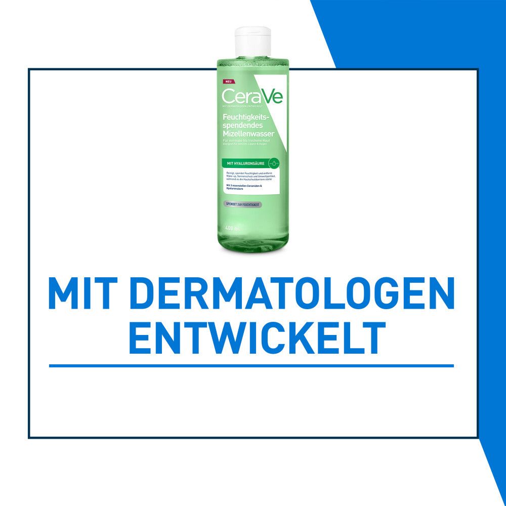 Eau micellaire hydratante CeraVe : Développée avec des dermatologues.