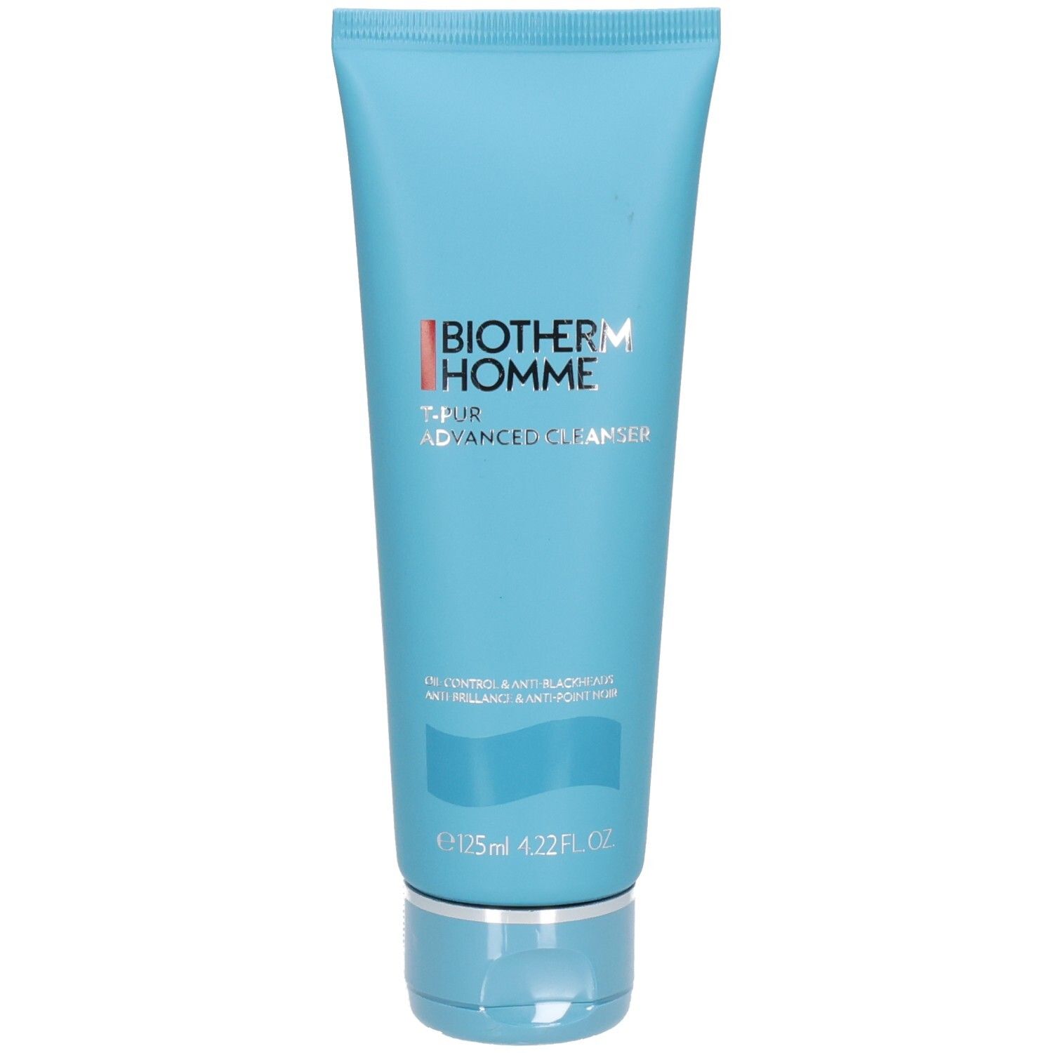 Blaue Tube mit Biotherm Homme T-Pur Advanced Cleanser, 175ml.