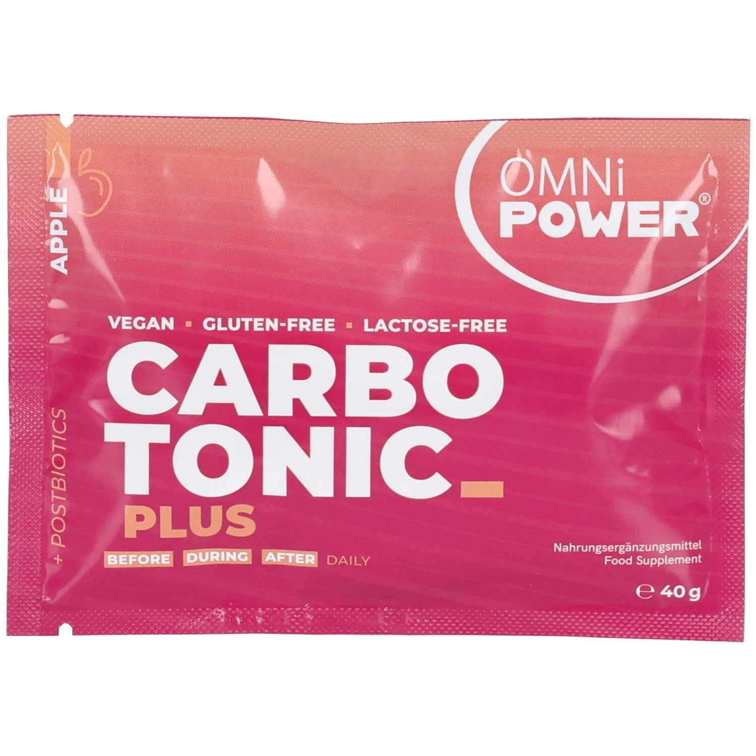 OMNI POWER CARBO TONIC PLUS Pulver Sachet, vegan, glutenfrei, laktosefrei, 40g.