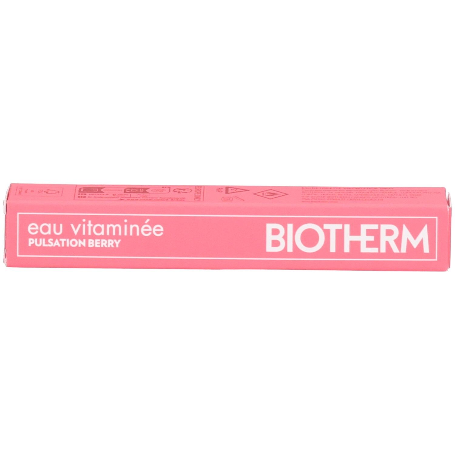 Biotherm Eau Vitaminée Pulsation Berry Kosmetikverpackung.