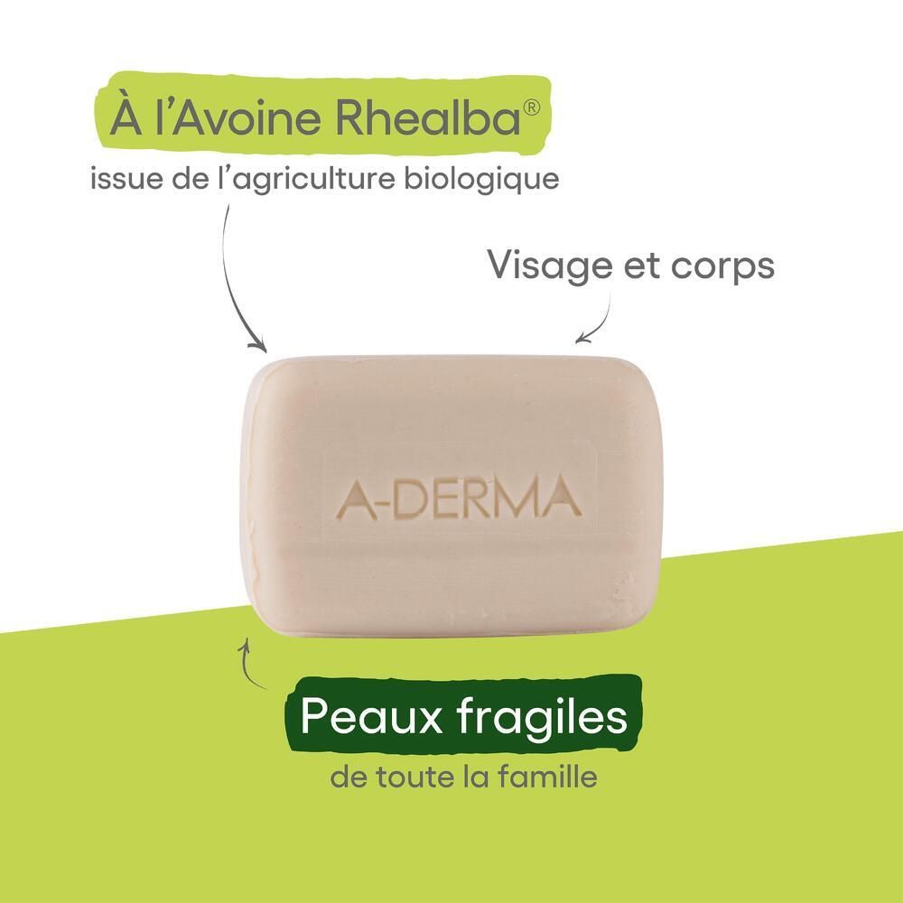 A-Derma Avoine Rhealba® Pain dermatologique sans savon