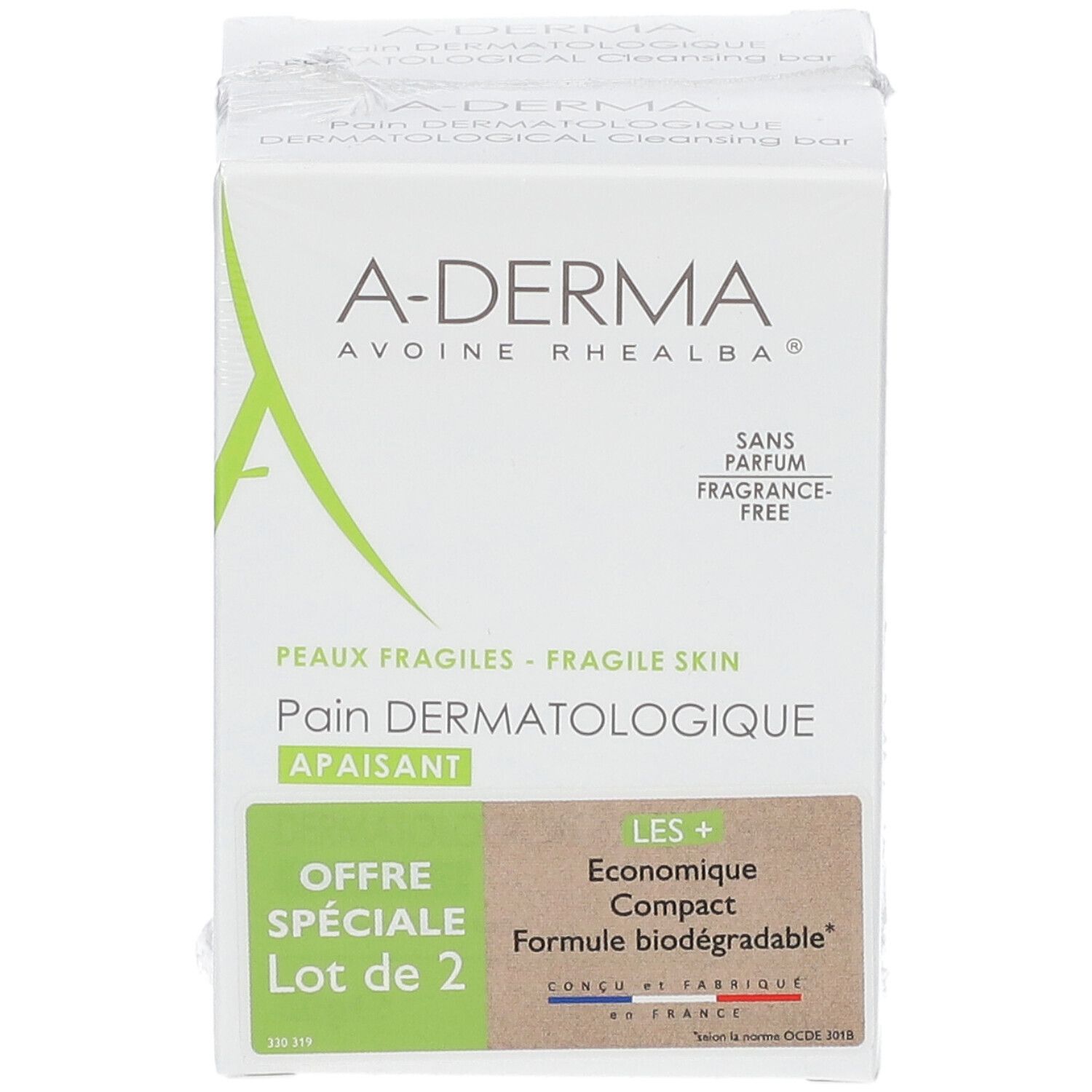 A-Derma Pain dermatologique sans savon