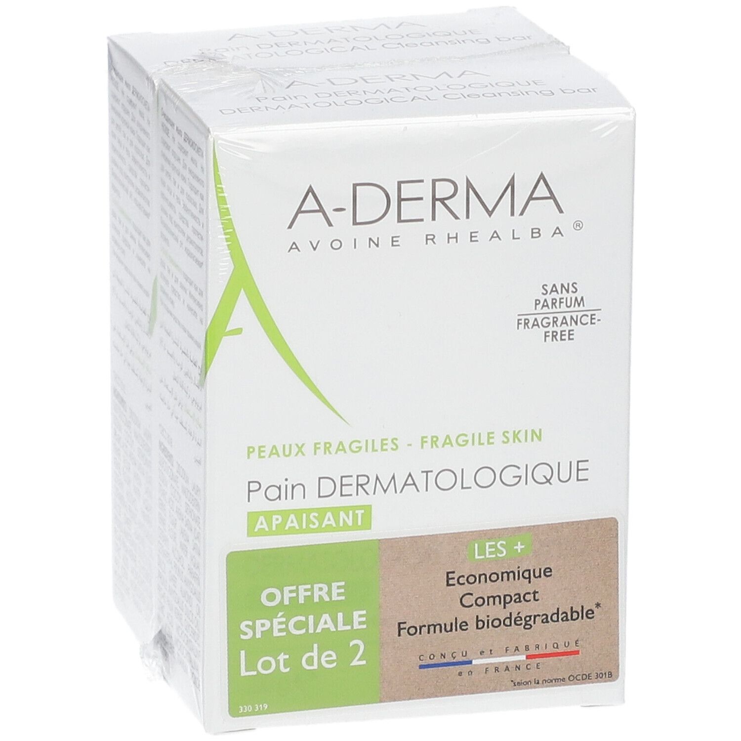 A-Derma Pain dermatologique sans savon