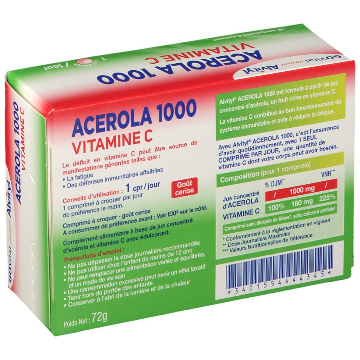 GOVital Acérola 1000 vitamine C