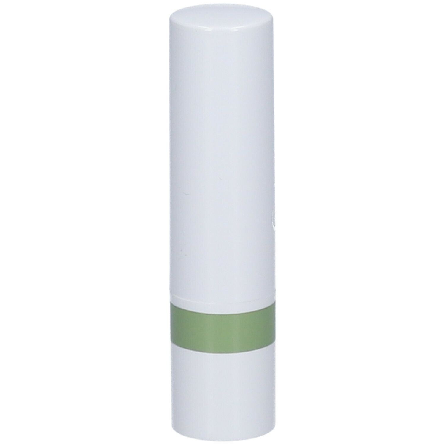Weißer Korrekturstift mit grünem Band. Aufschrift Couvrance, Stick correcteur.