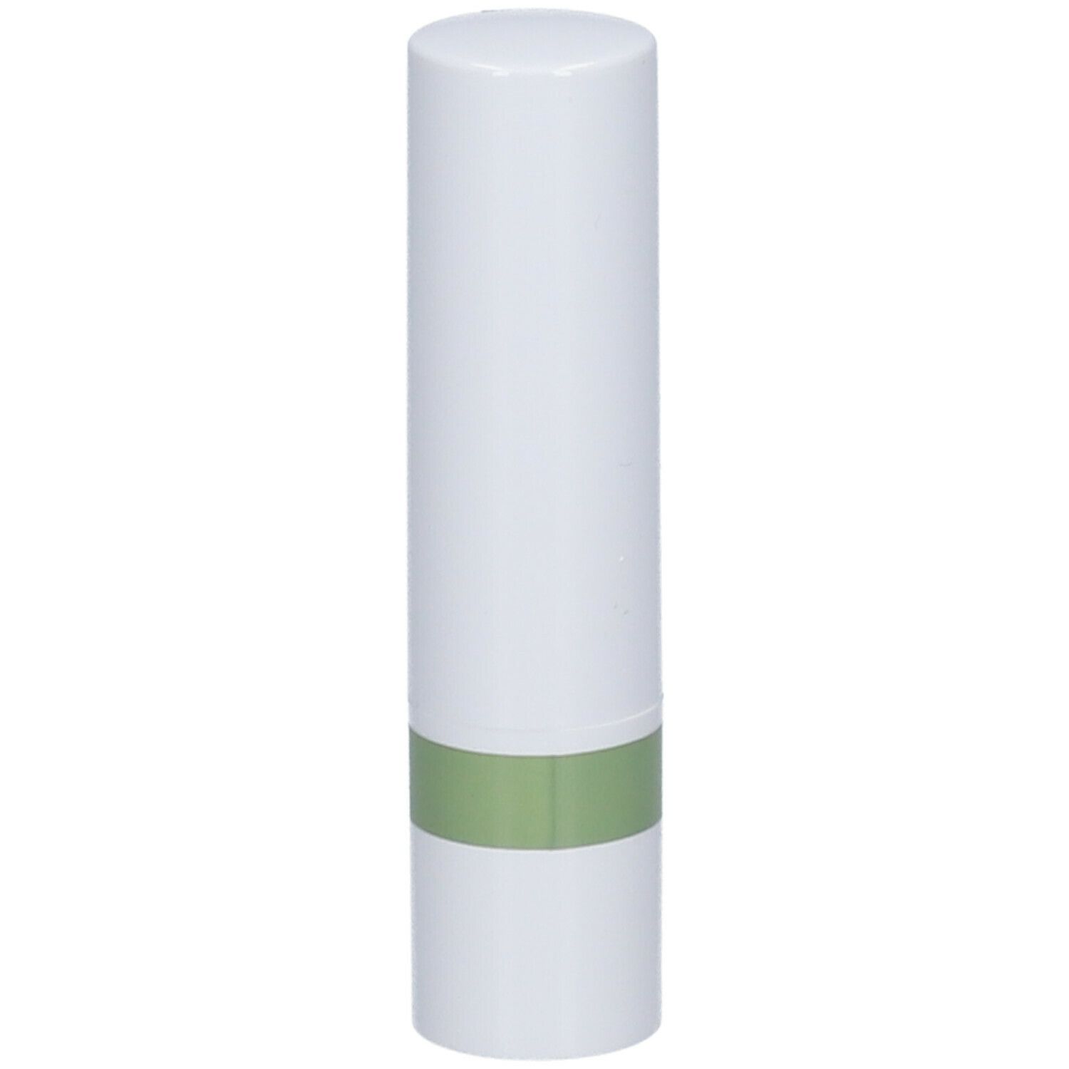 Weißer Korrekturstift mit grünem Band. Aufschrift Couvrance, Stick correcteur.