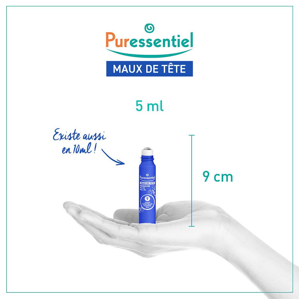 Puressentiel Roller Maux de tête aux 9 huiles essentielles