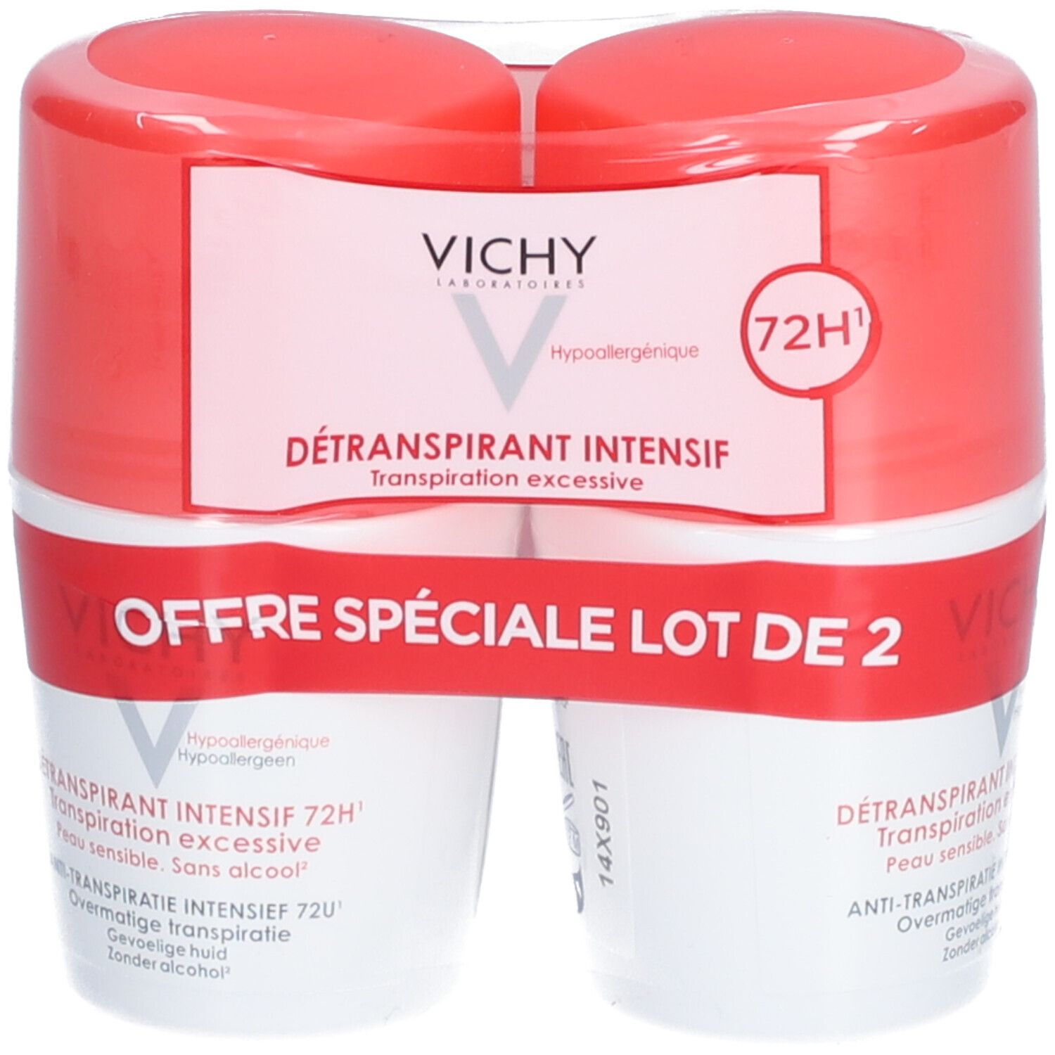 Vichy Détranspirant Intensif 72h Doppelpack