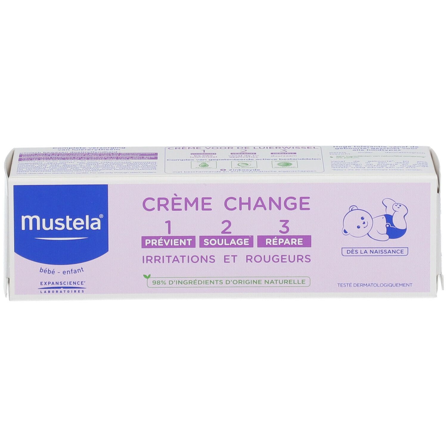 mustela® Crème change 1 2 3