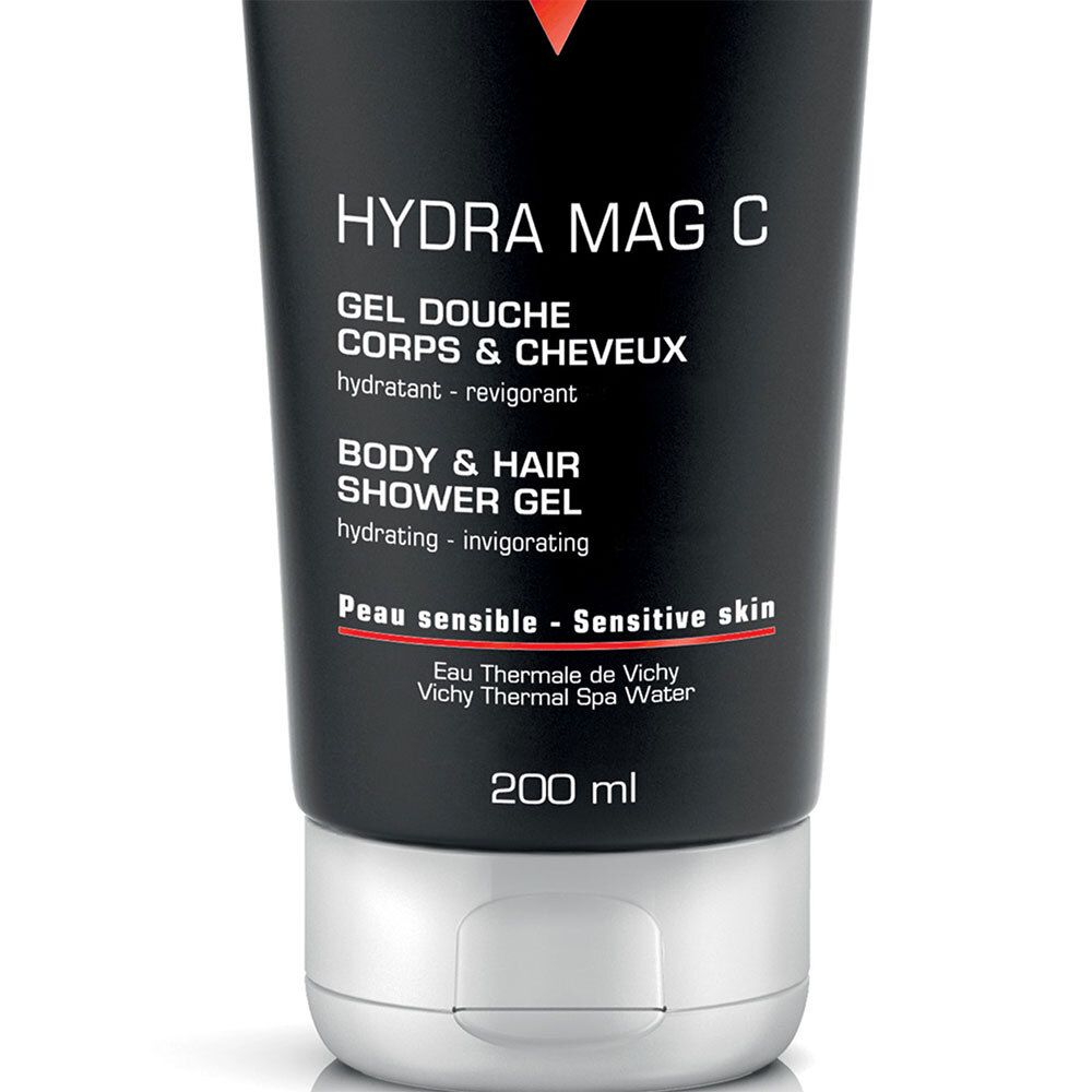 Vichy Homme HYDRA MAG-C Gel-Douche Hydratant Revigorant