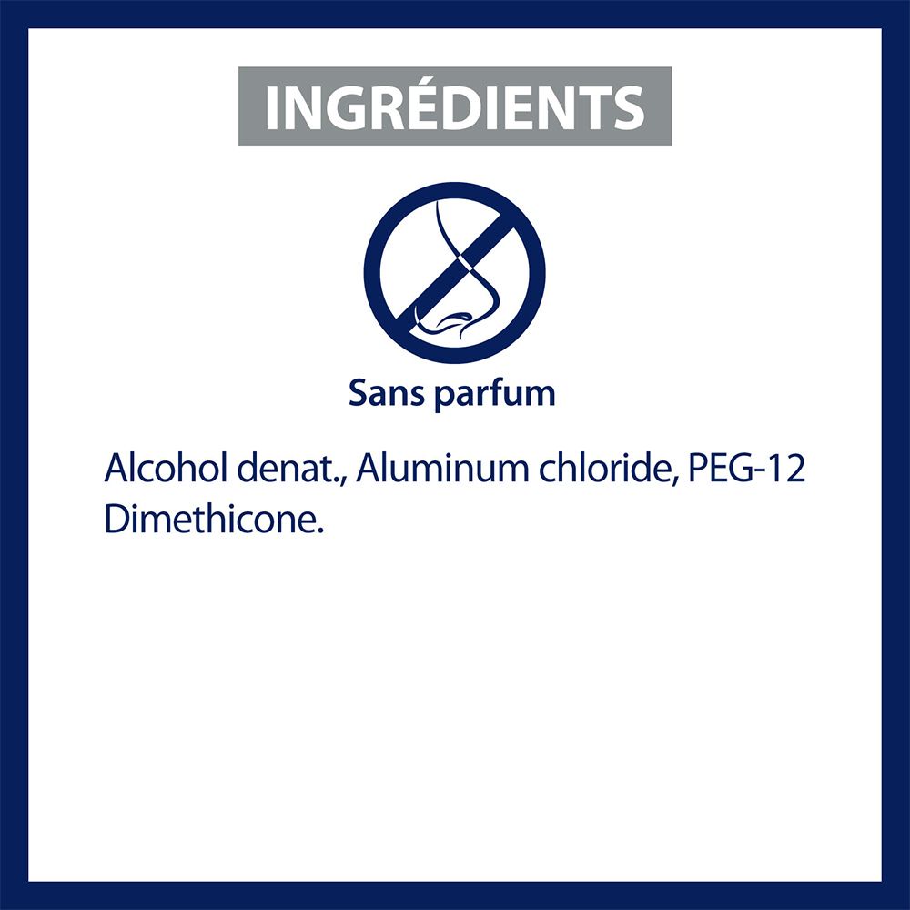 ETIAXIL - Déodorant Détranspirant - Traitement Transpiration Excessive -Pieds et Mains - EXTREME - Peaux Normales