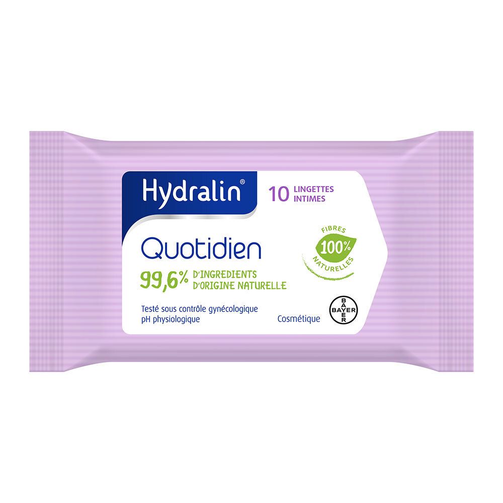 Hydralin® Quotidien lingettes intimes