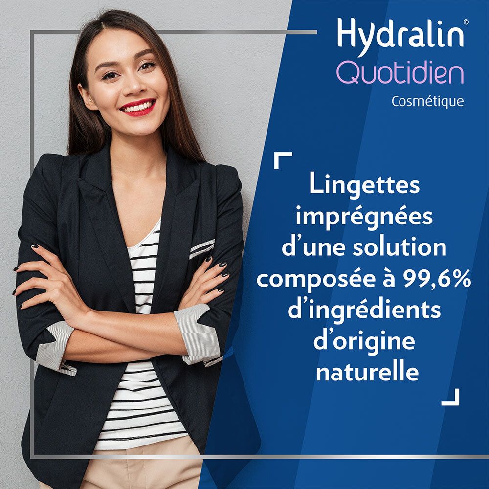 Hydralin® Quotidien lingettes intimes