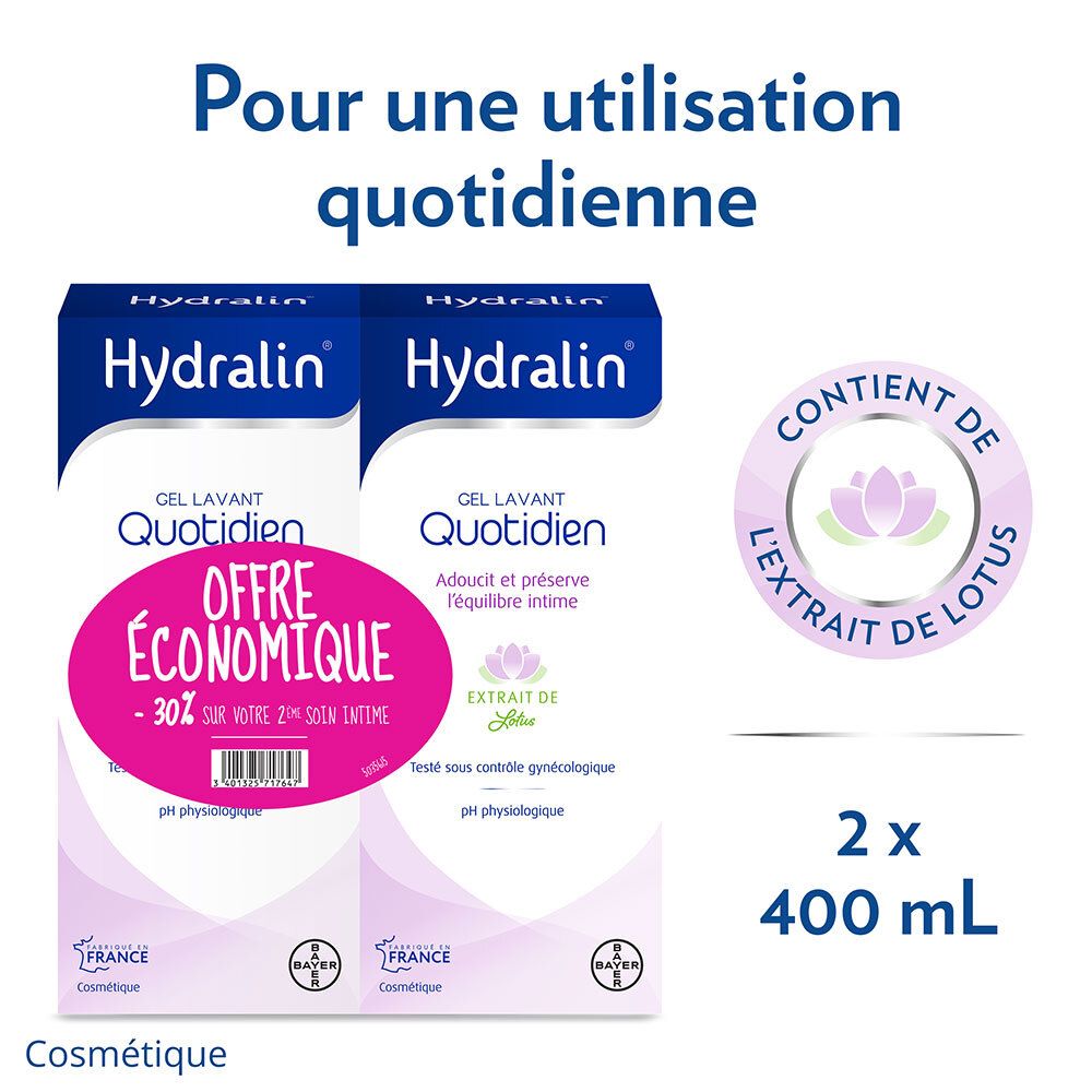 Hydralin® Quotidien Gel Lavant Equilibre Intime