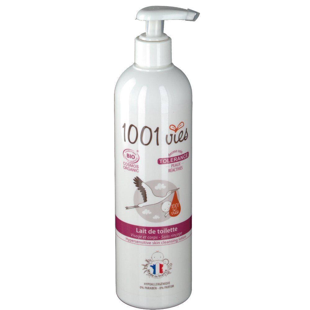 1001 Vies Tolérance lait de toilette bio