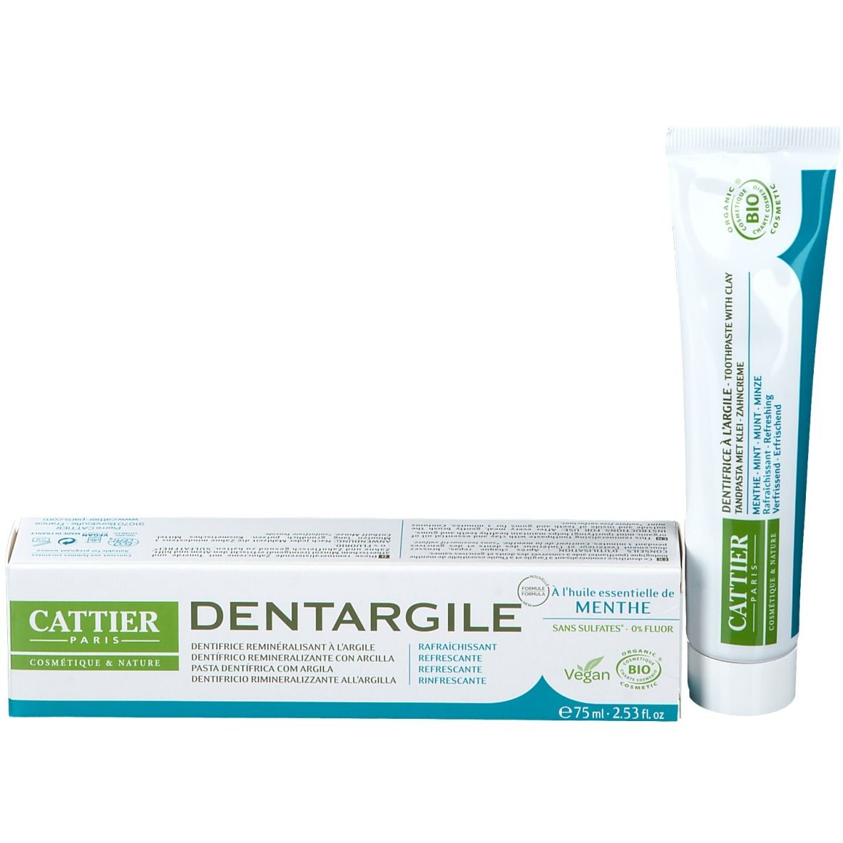 Cattier Dentagrile Bio-Menthol-Zahnpasta