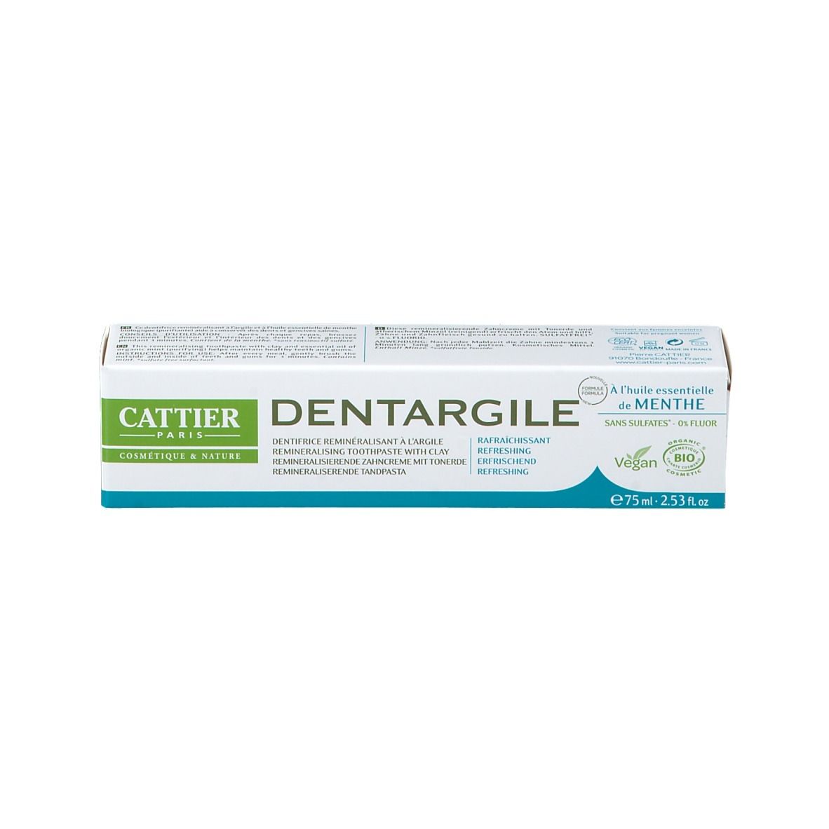 Cattier Dentagrile Bio-Menthol-Zahnpasta