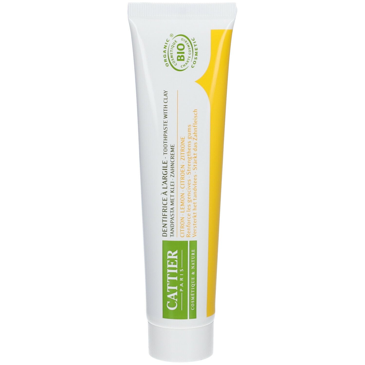 Cattier Dentargile dentifrice citron bio