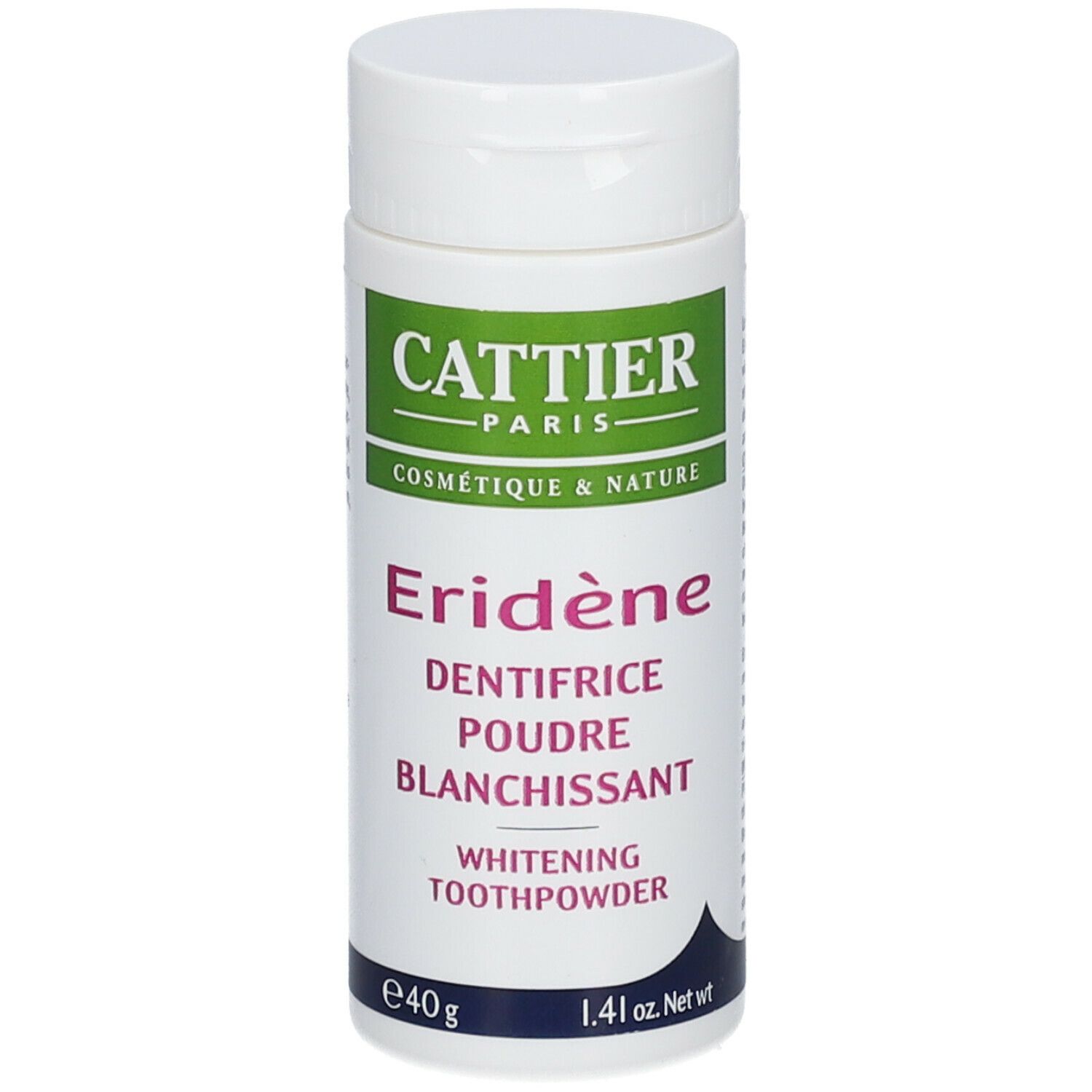Cattier Eridène dentifrice poudre blanchissant