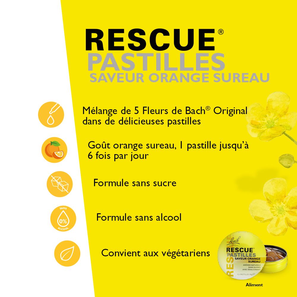 Bach® RESCUE® PASTILLEN Orange