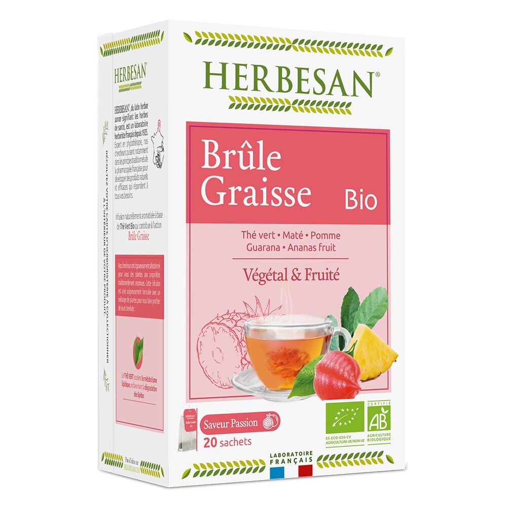 Herbesan® Infusion maté vert – brûle-graisse