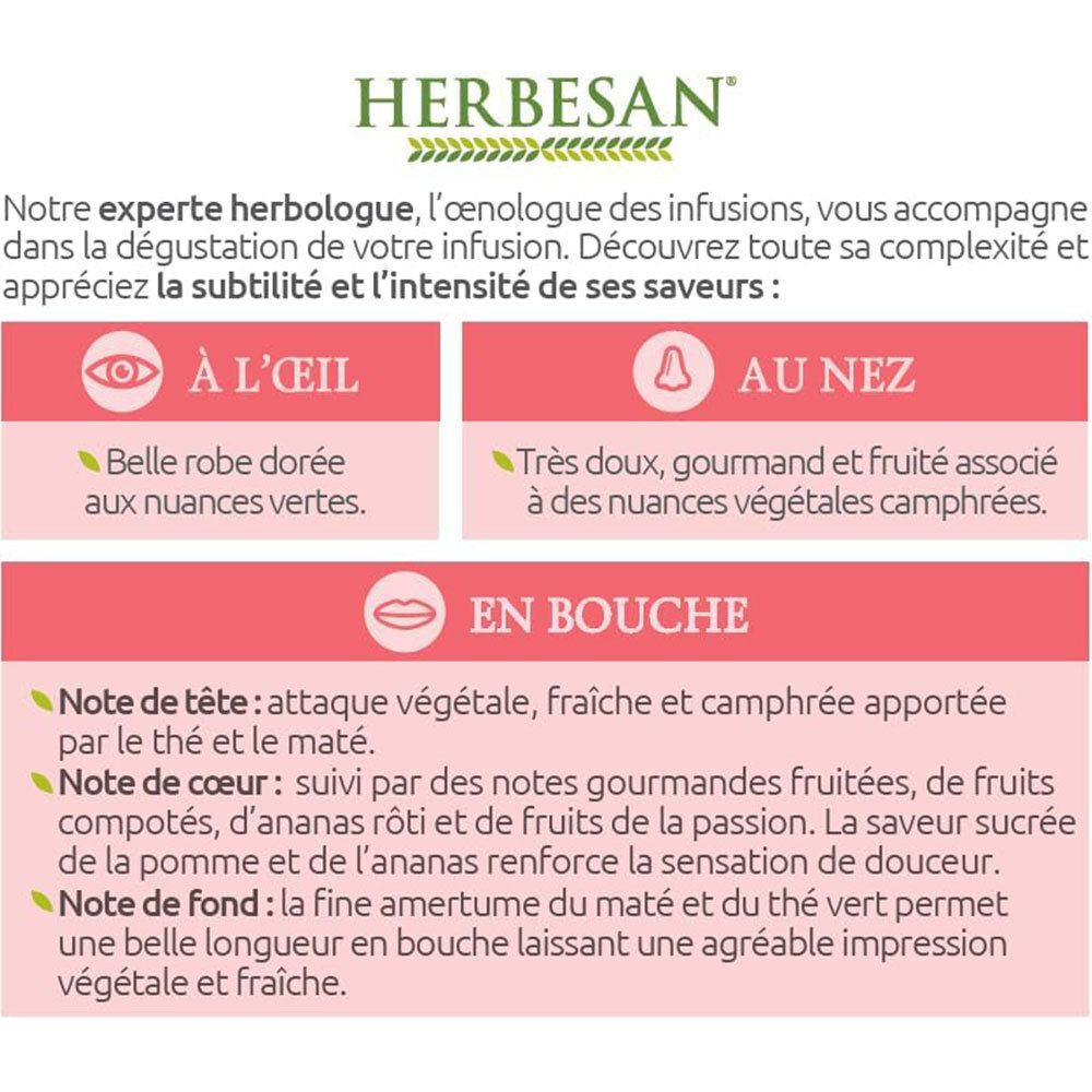 Herbesan® Infusion maté vert – brûle-graisse