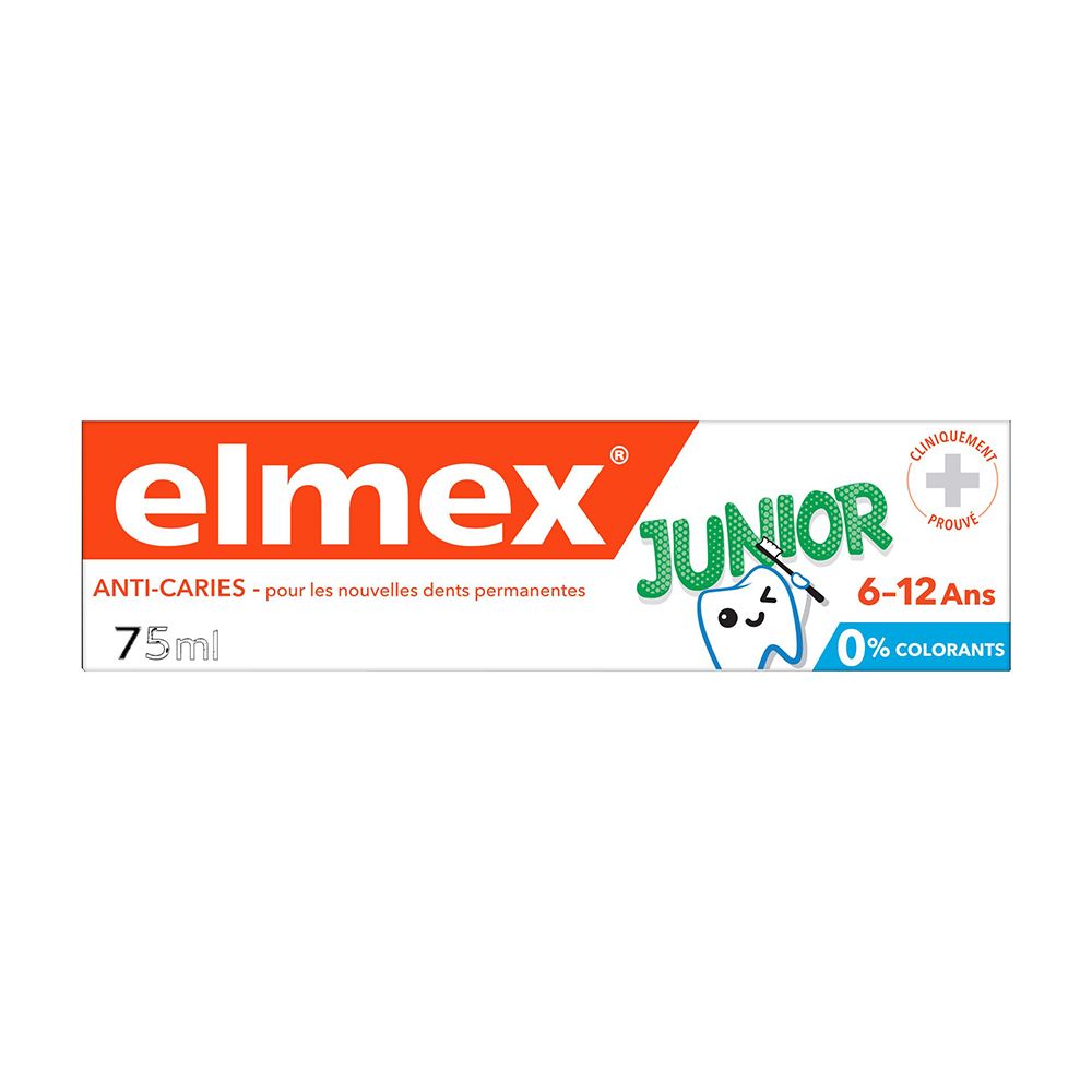 elmex® dentifrice junior 6 - 12 ans