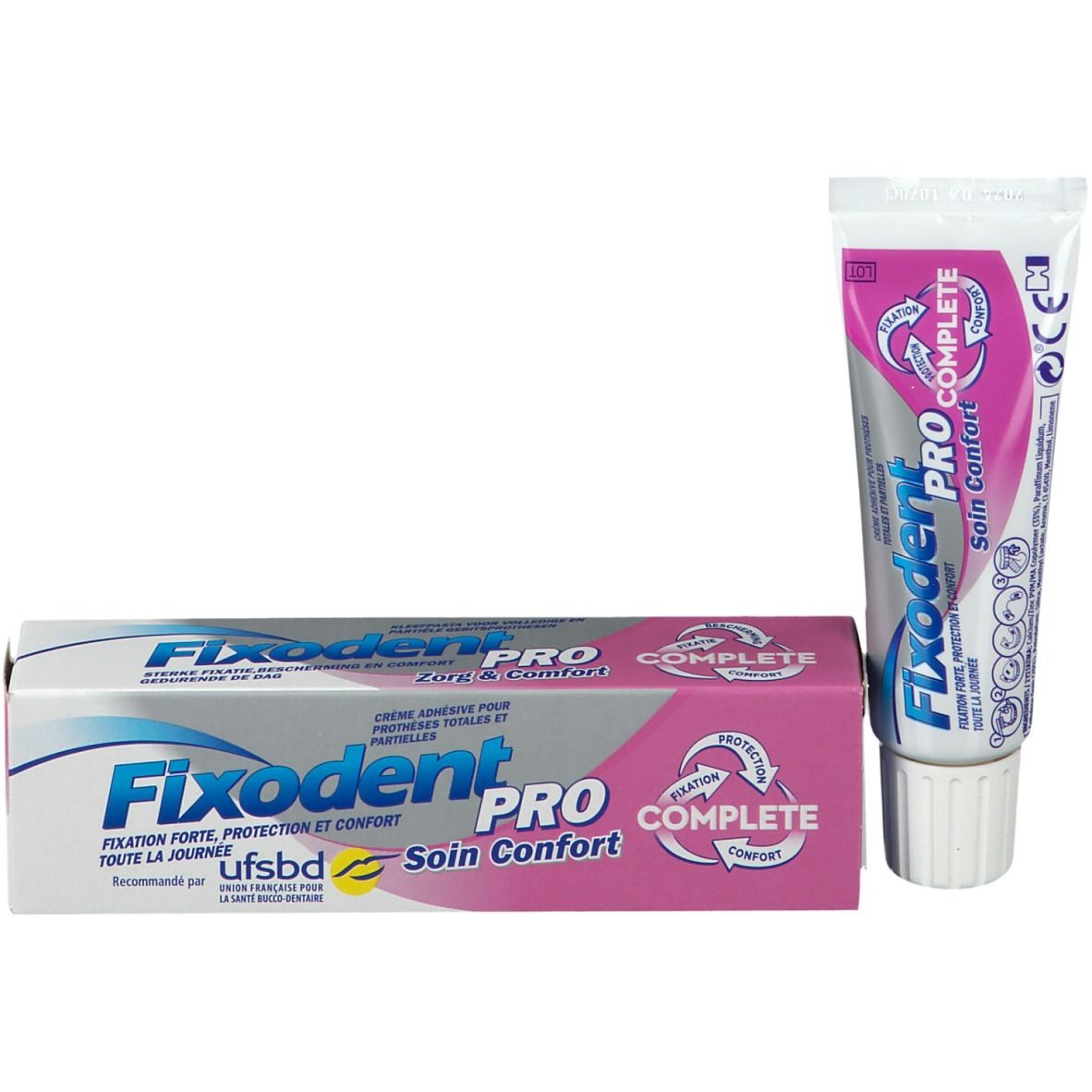 Fixodent Pro Complete Komfort-Pflege Haftcreme für Zahnprothesen