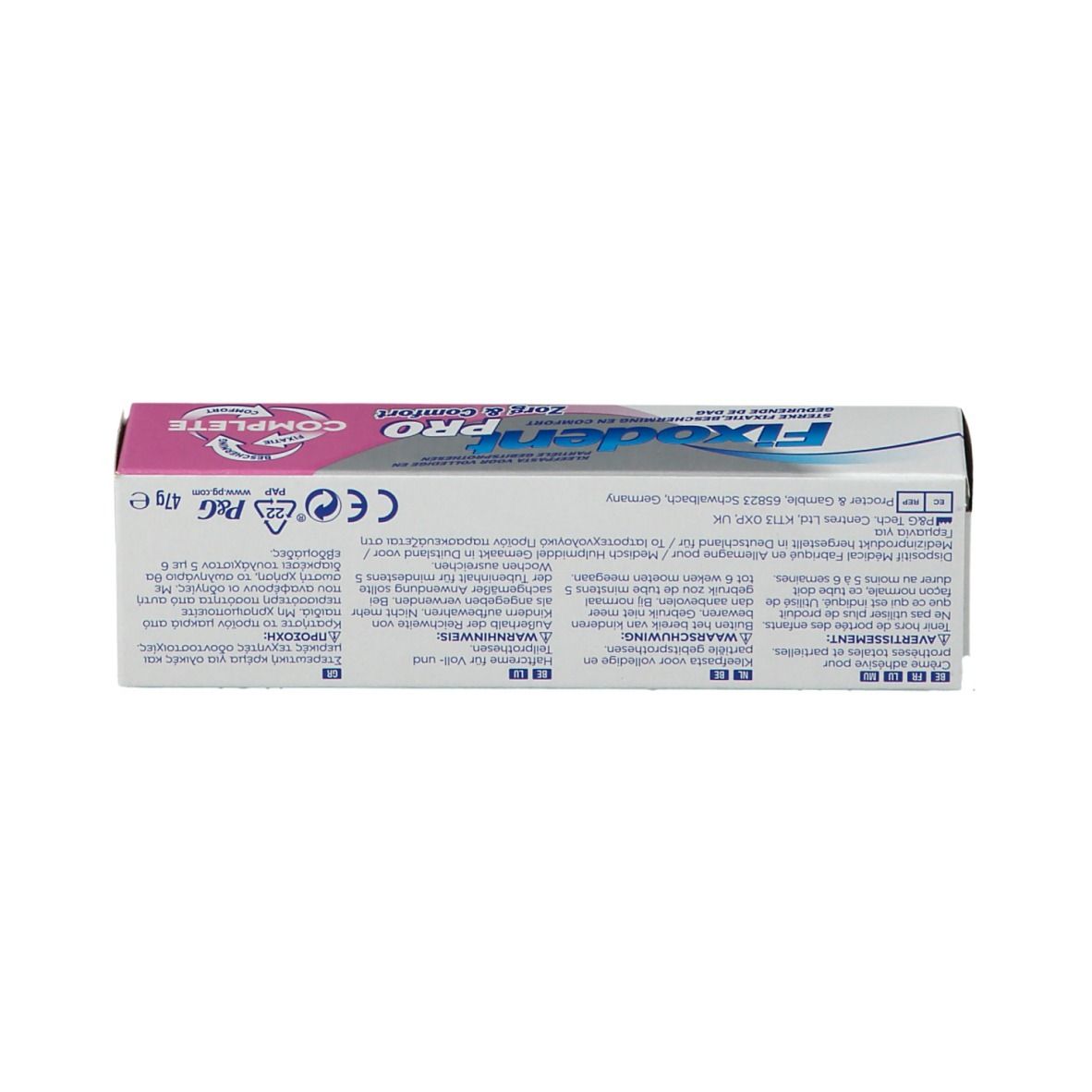 Fixodent Pro Complete Komfort-Pflege Haftcreme für Zahnprothesen
