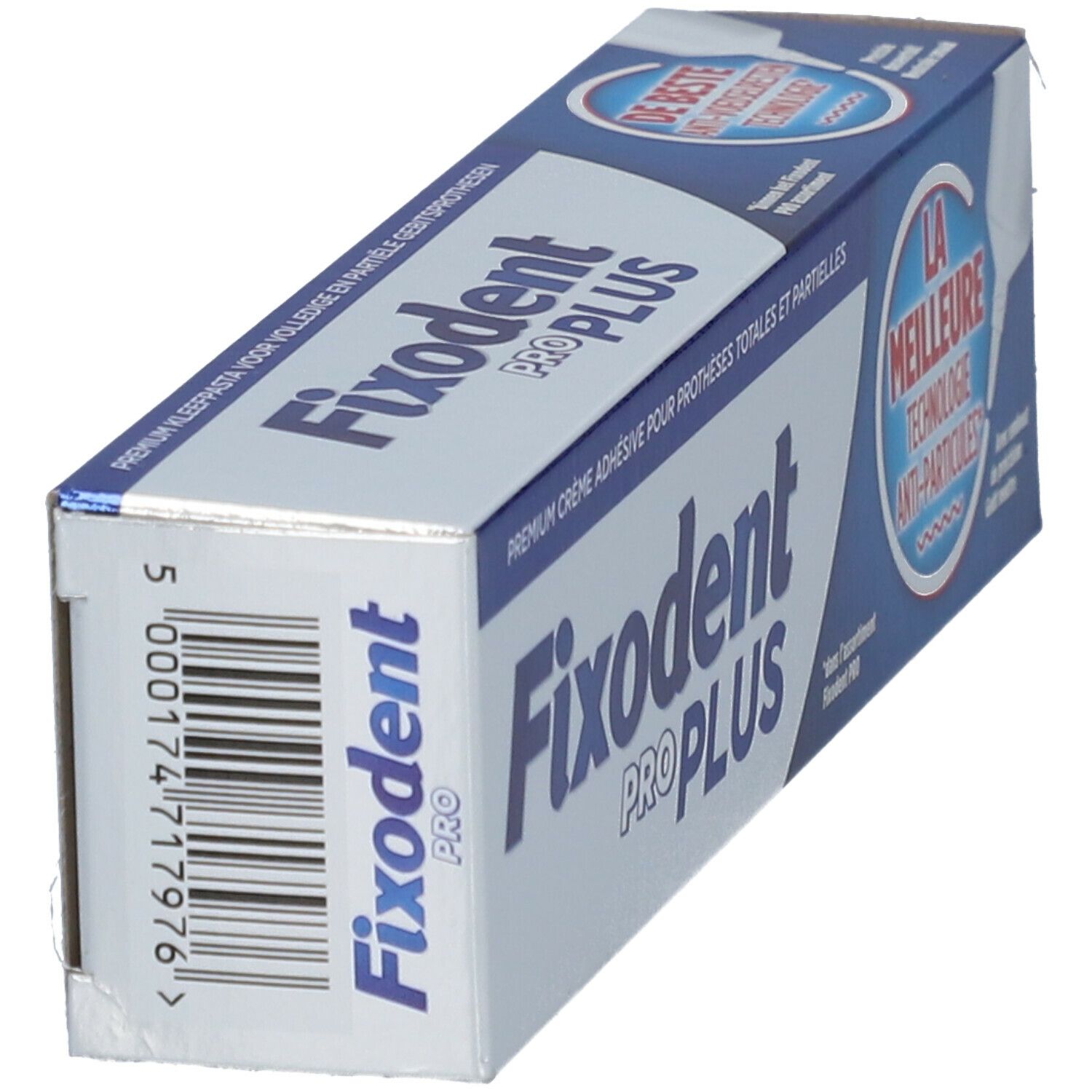 Fixodent Pro Plus Anti-Particules Crème Adhésive Pour Prothèses Dentaires