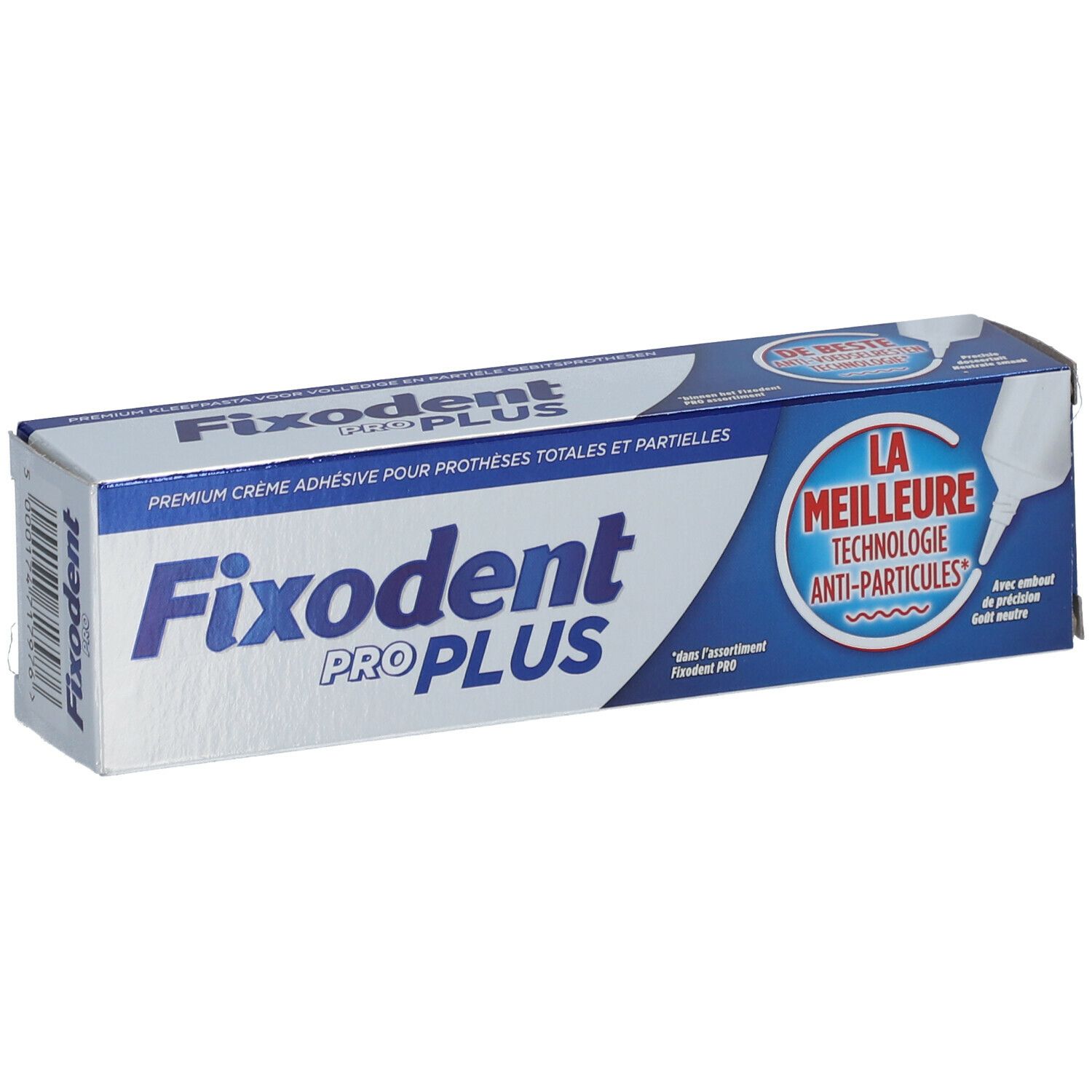 Fixodent Pro Plus Anti-Particules Crème Adhésive Pour Prothèses Dentaires