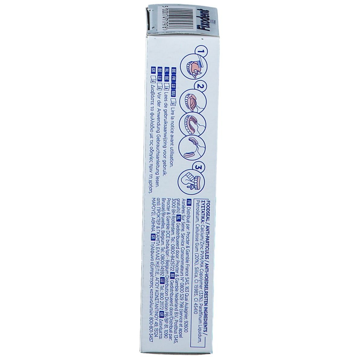 Fixodent Pro Plus Anti-Particules Crème Adhésive Pour Prothèses Dentaires