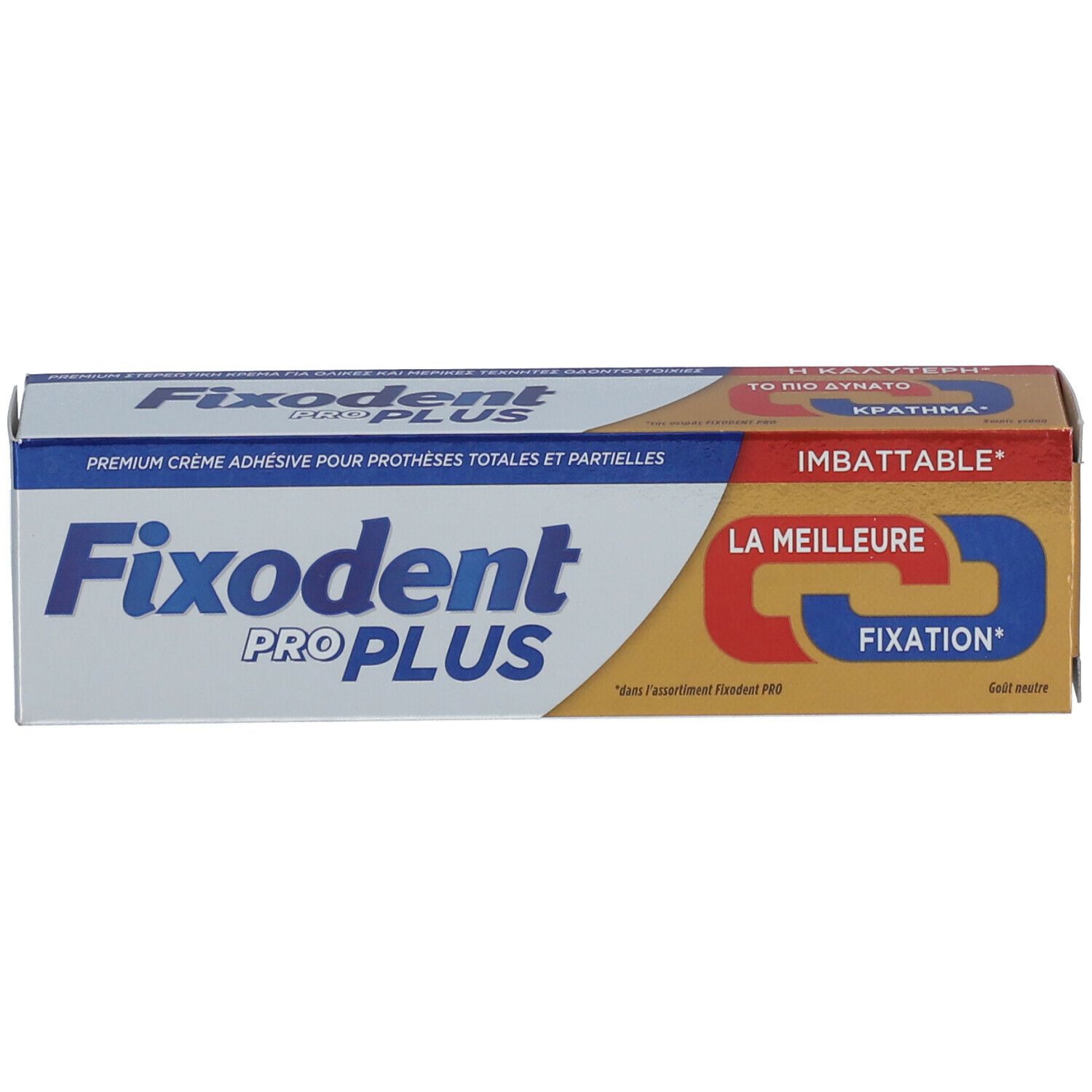 Fixodent Pro Plus Douce Duo Action Crème Adhésive Pour Prothèses Dentaires