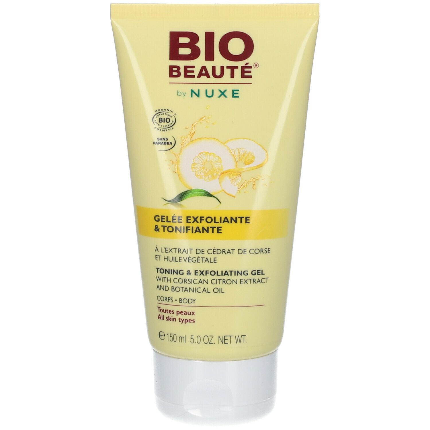 Bio Beauté By Nuxe Gelée Exfoliante et Tonifiante. 150 ml