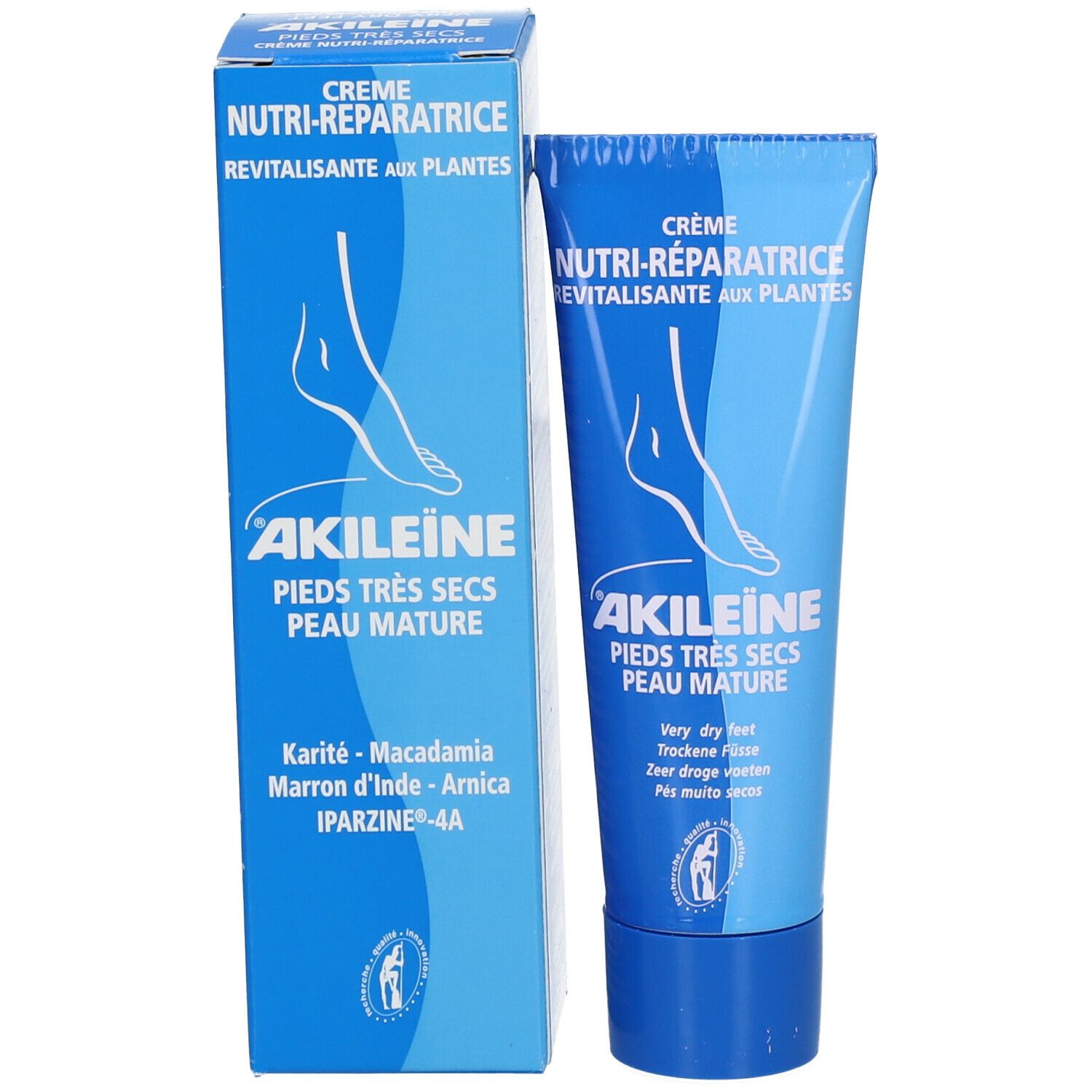 Akileine Crème Nutri Réparatrice Revitalisante Pieds Secs 50ml