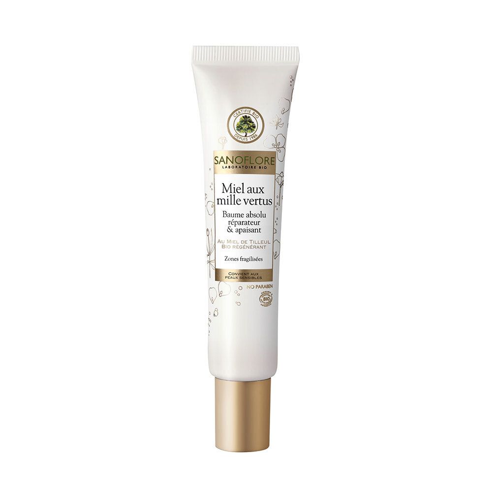 SANOFLORE BIO MIEL AUX MILLE VERTUS BAUME ABSOLU - Baume bio, absolu régénérant au miel de