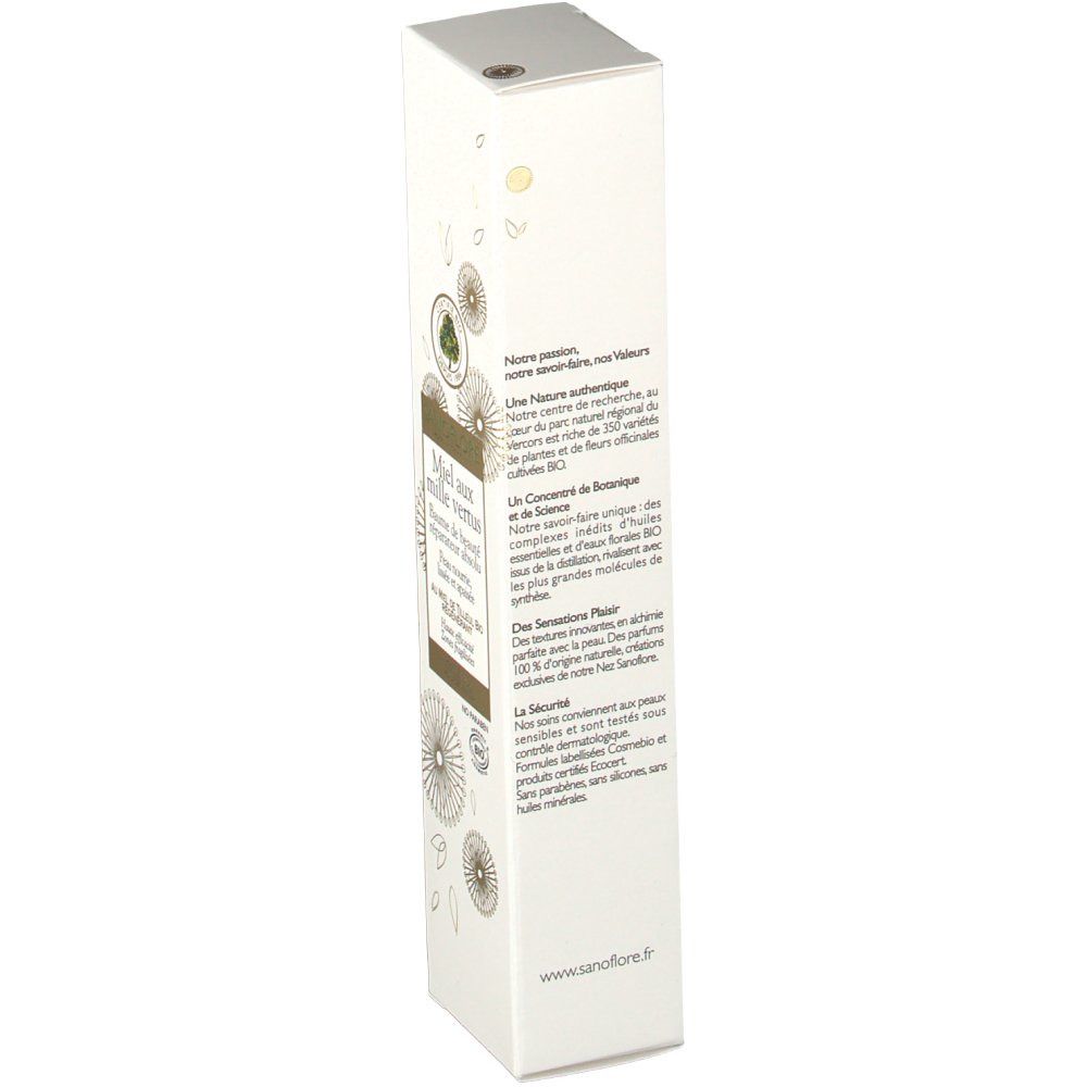 SANOFLORE BIO MIEL AUX MILLE VERTUS BAUME ABSOLU - Baume bio, absolu régénérant au miel de